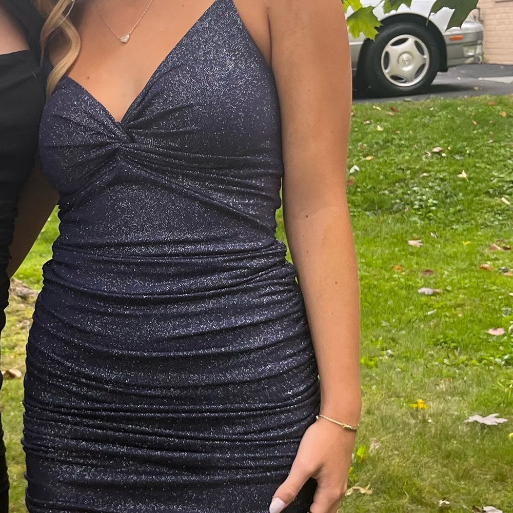 Lucy in the sky navy dress